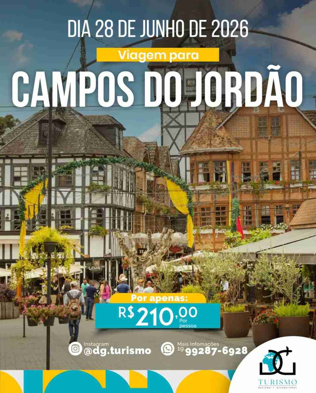 Campos do Jordão bate volta