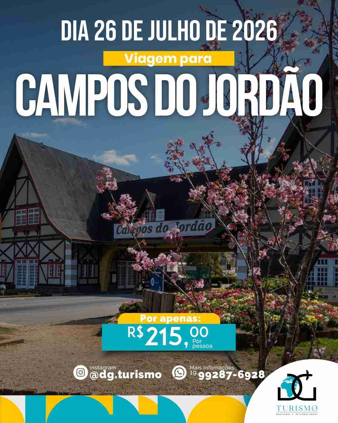 Campos do Jordão bate volta