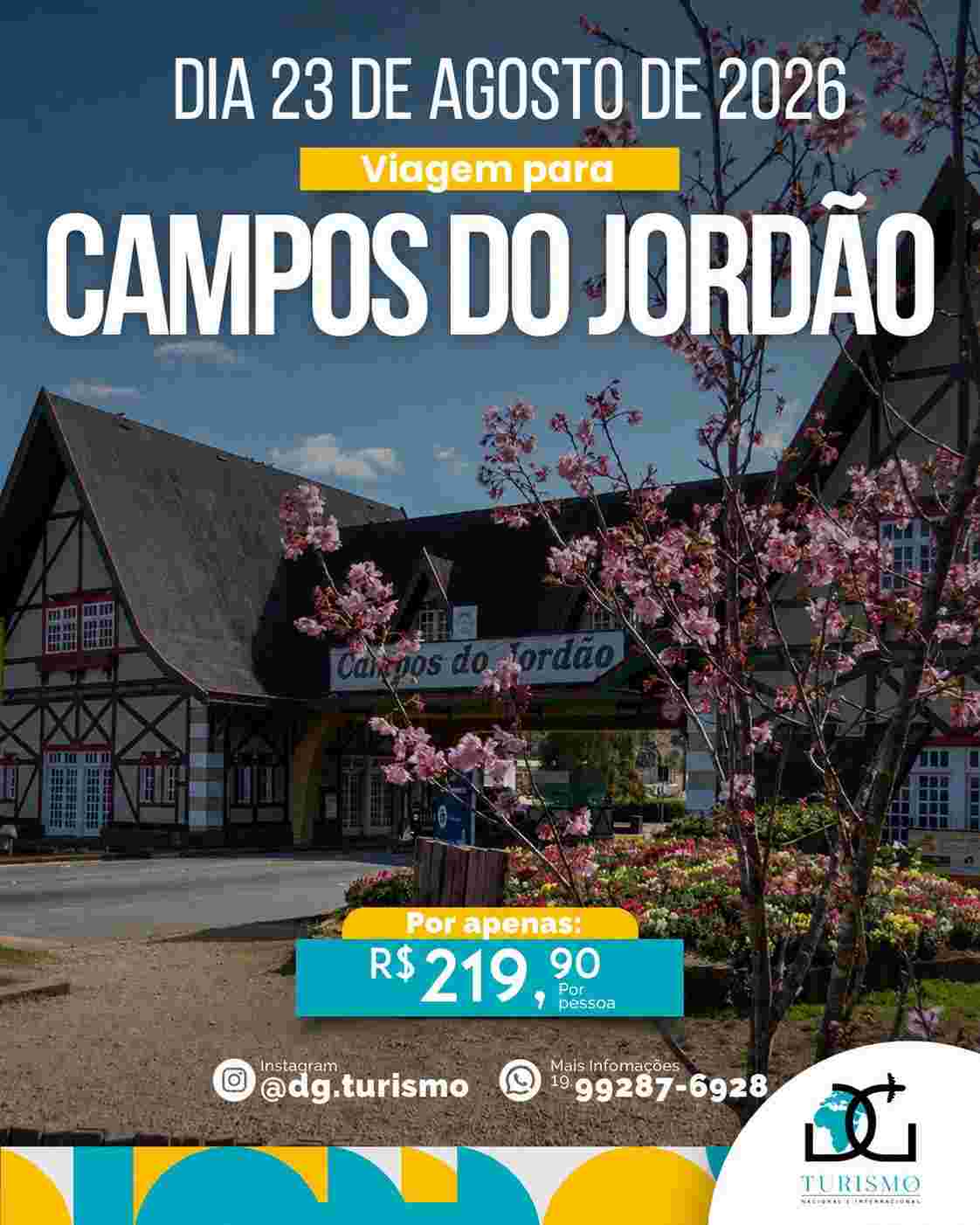Campos do Jordão bate volta
