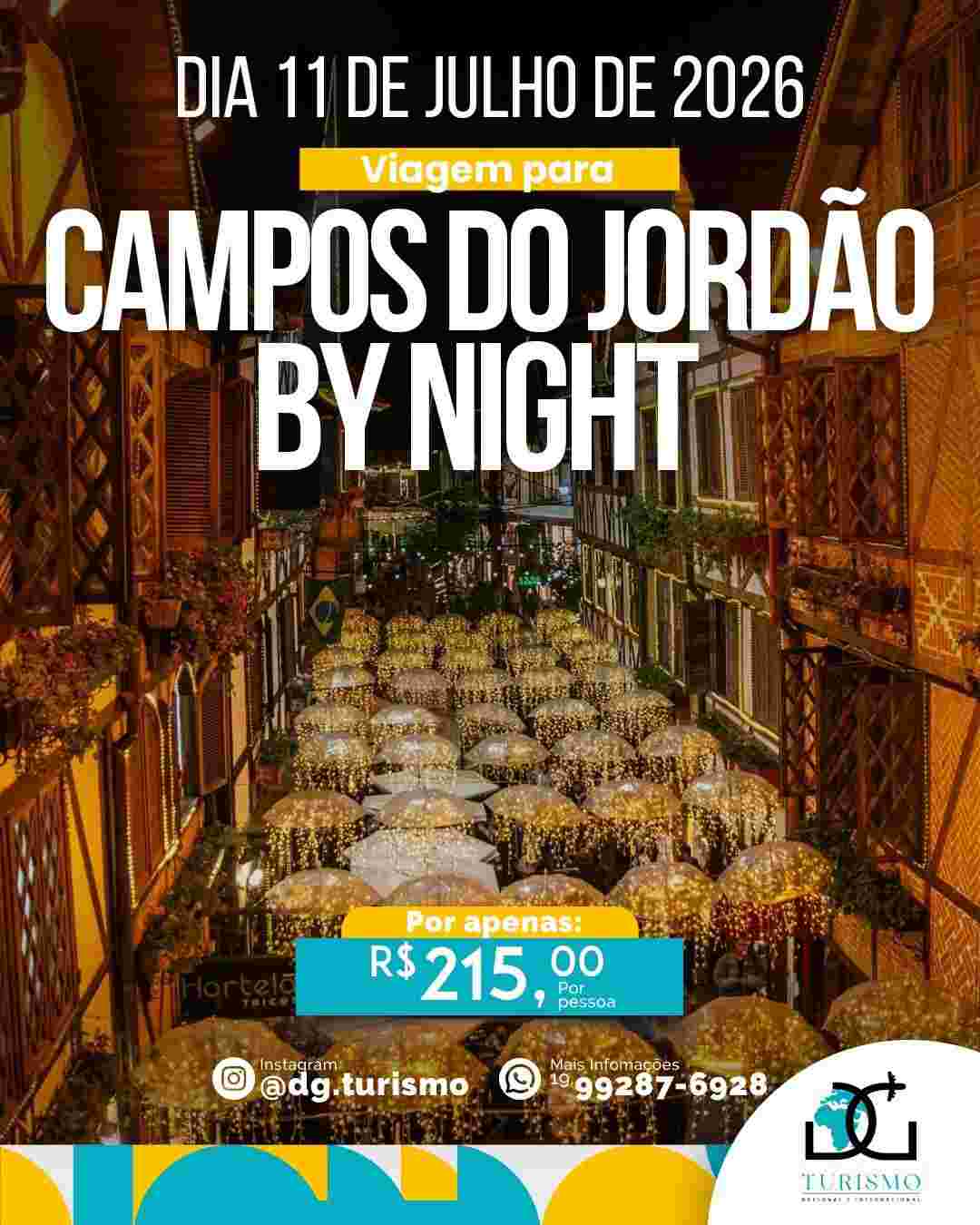 Campos do Jordão bate volta
