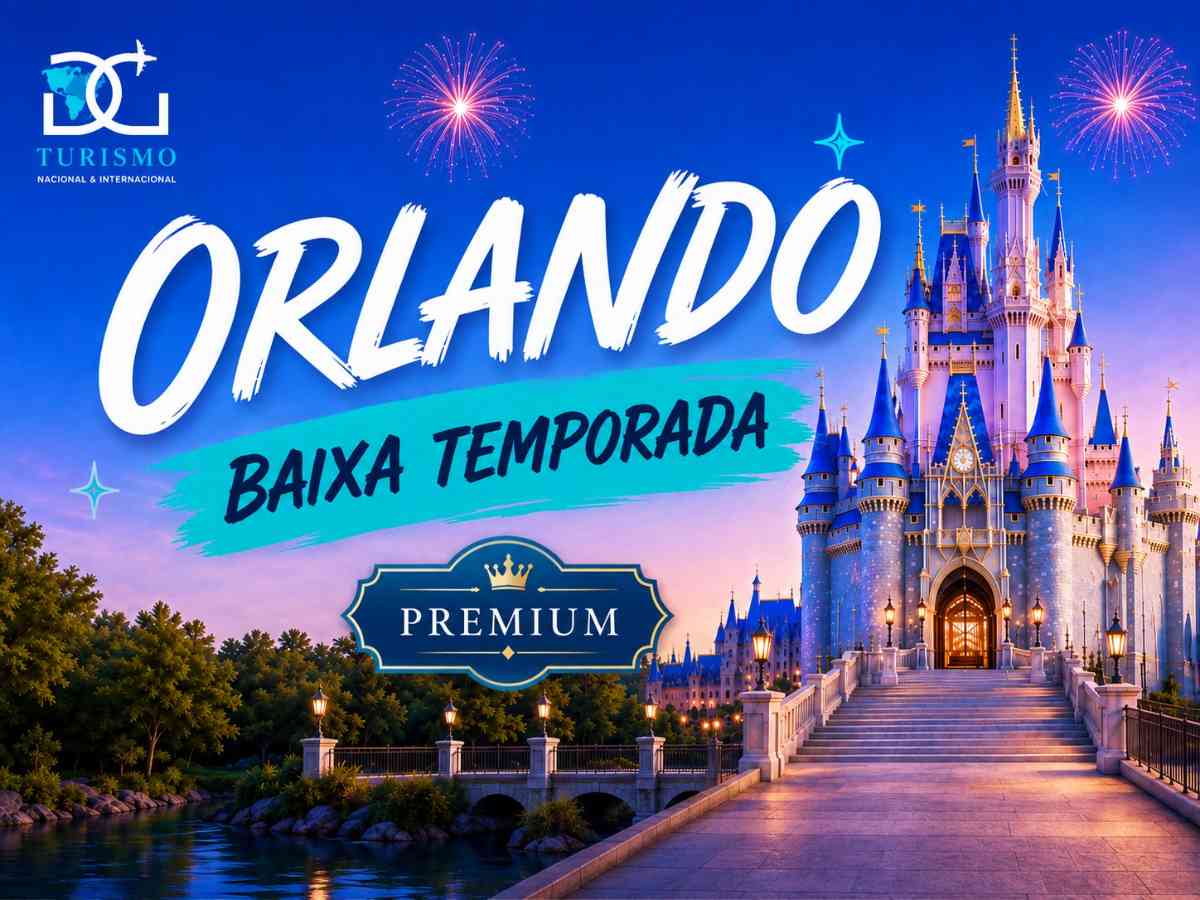 Orlando Baixa Temporada - Pacote Completo