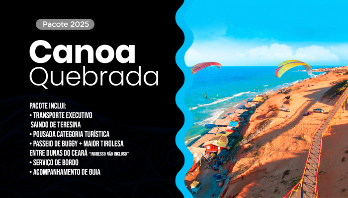 Canoa Quebrada 12 a 14 de Dezembr 2025
