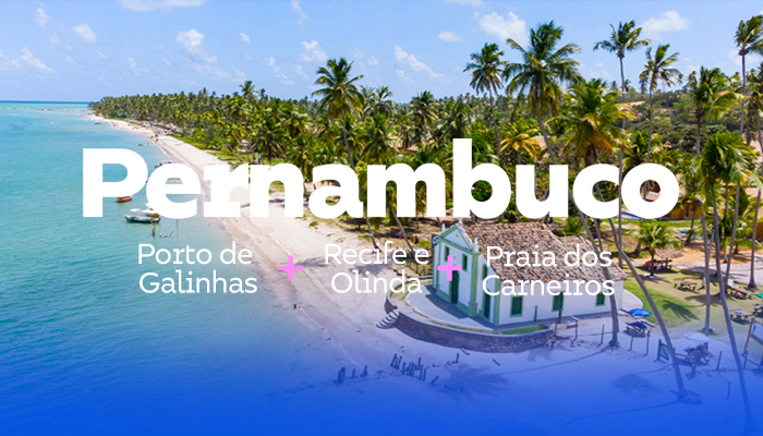 Excursão para Pernambuco, P. Galinhas, Recife e Carn
