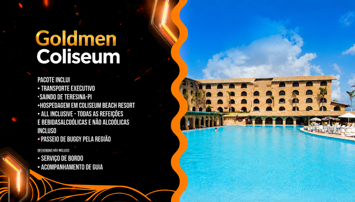 Coliseum Beach Resort 03 a 06 de Dezembro