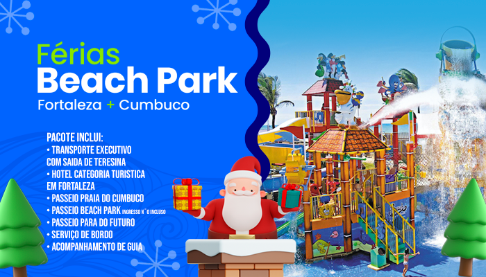 Férias Beach Park Fortaleza com cumbuc