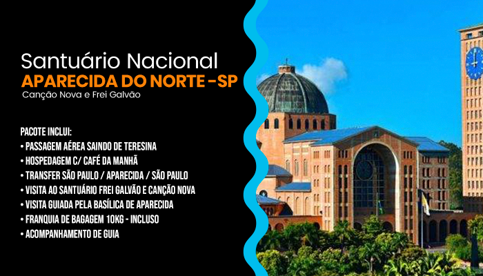 Santuário Nacional Aparecida Abr 2026