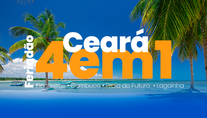 Excursão para Feriadão Ceará 4 em 1 maio