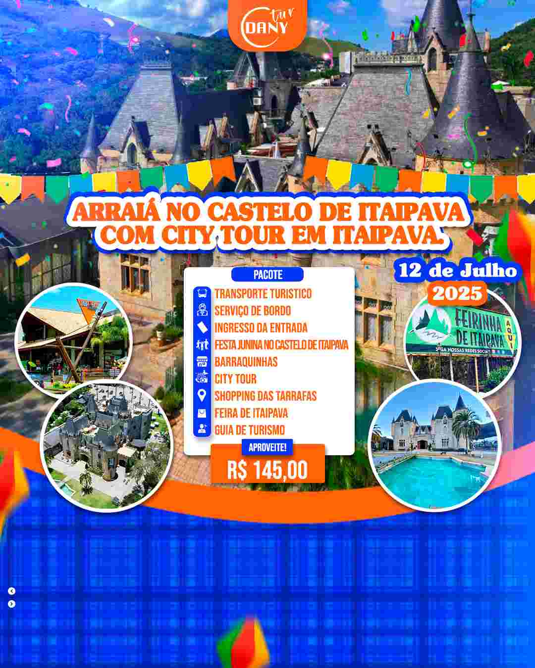 Arraiá no Castelo de Itaipava