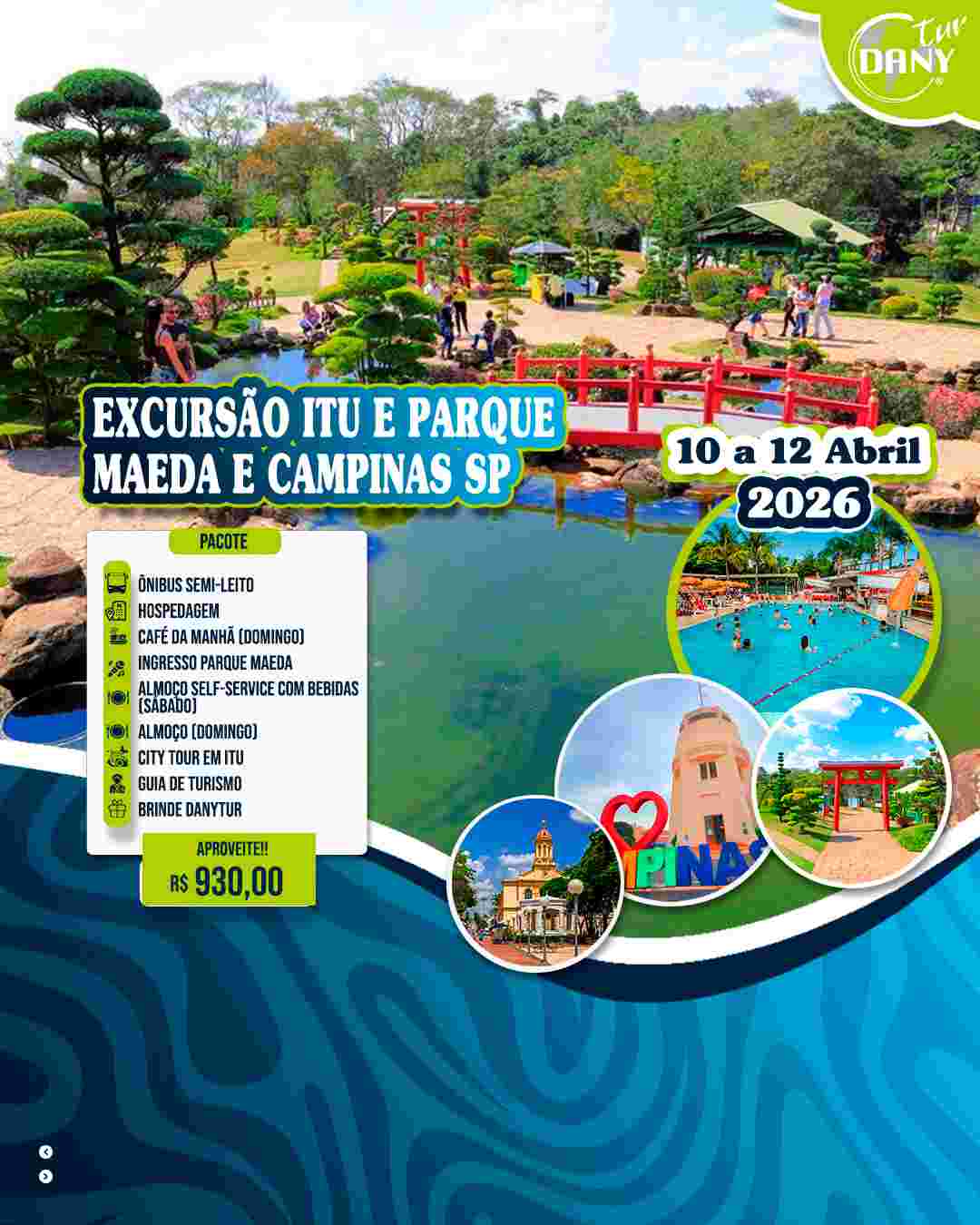 Itu, Parque Maeda e Campinas