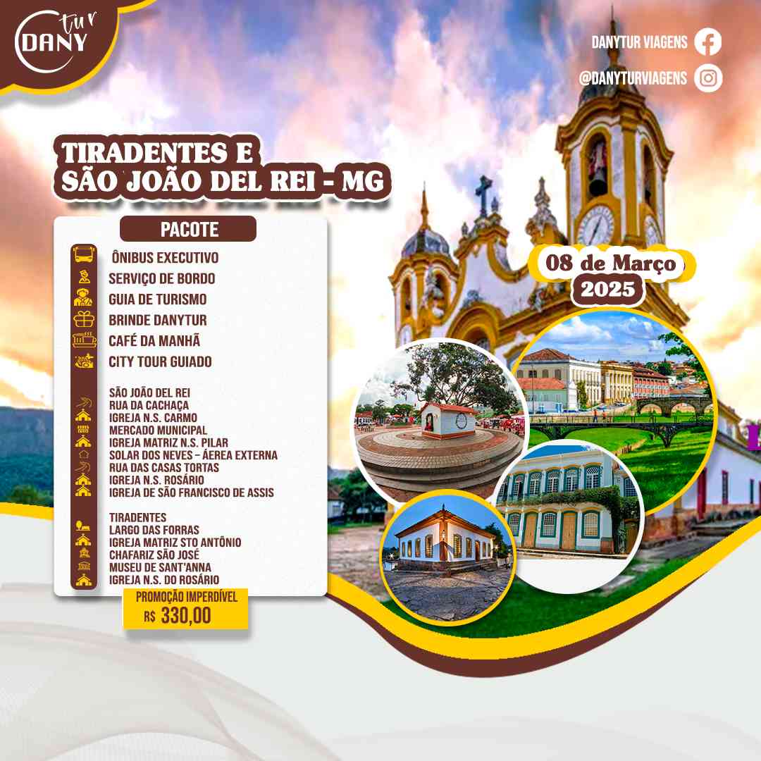 Tiradentes e São João Del Rei - MG