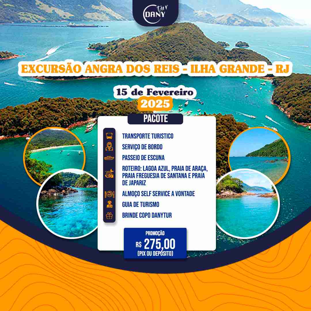 Ilha Grande - Passeio de Escuna