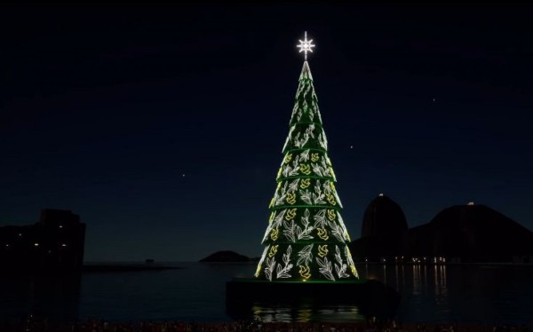 Árvore natal enseada de Botafogo