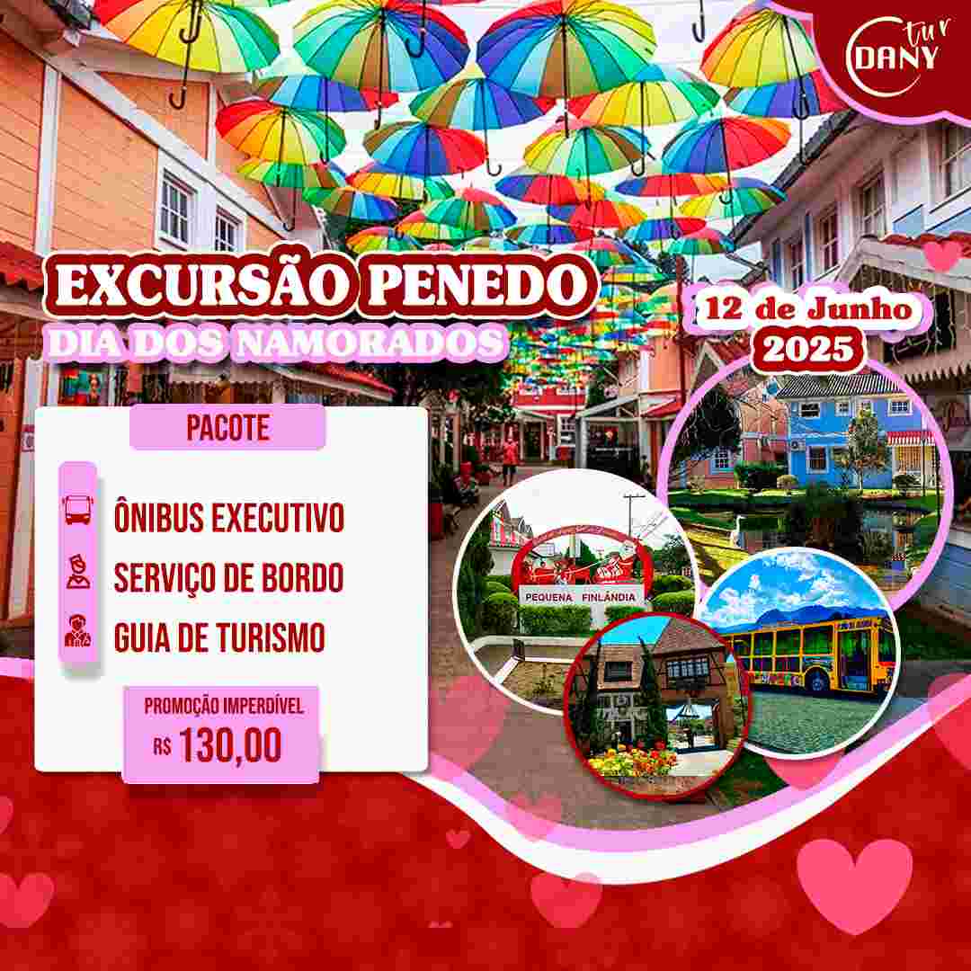 Excursão Penedo - Dia dos Namorados