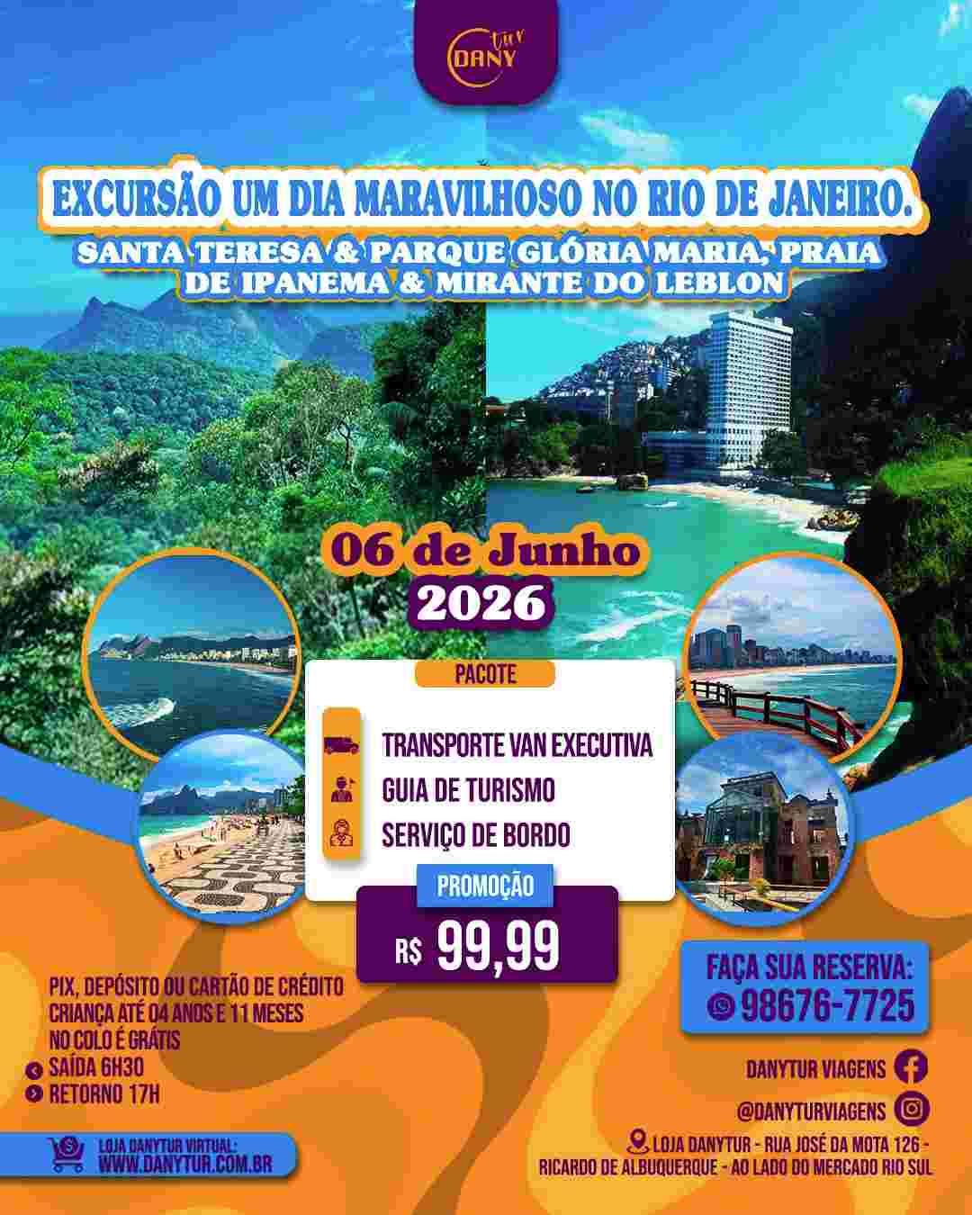 Um dia Maravilhoso no Rio de Janeiro