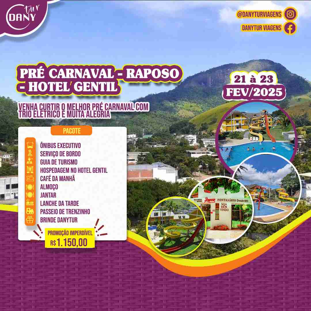 Pré Carnaval - Hotel Gentil - Raposo