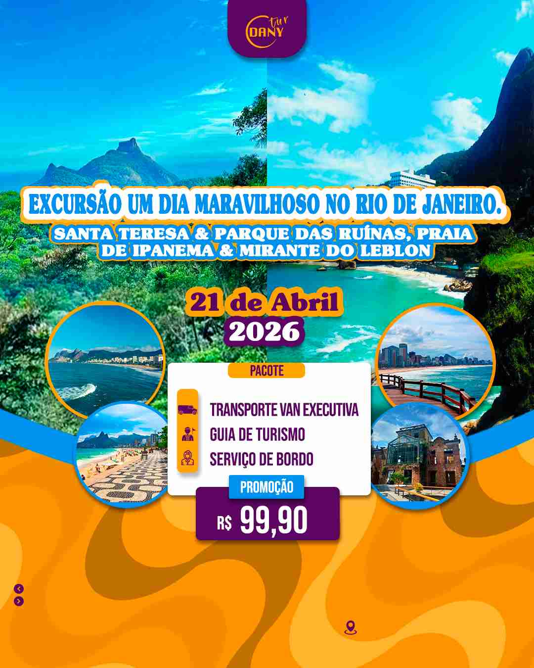 Um dia Maravilhoso no Rio de Janeiro