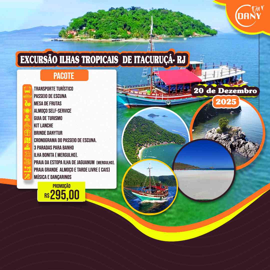 Ilhas Tropicais de Itacuruçá - RJ