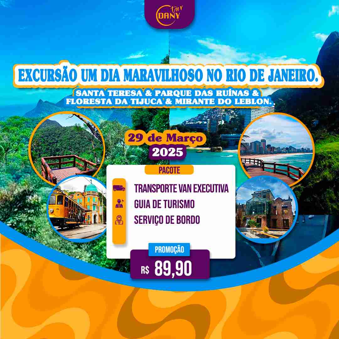 Um dia Maravilhoso no Rio de Janeiro