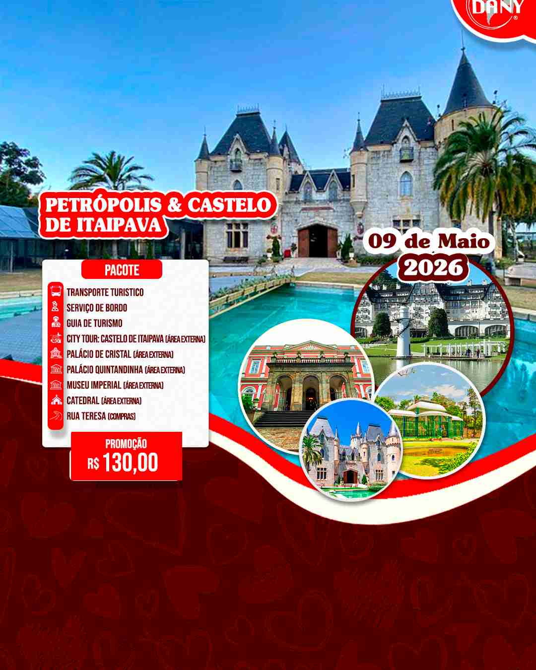 Petrópolis e Castelo de Itaipava