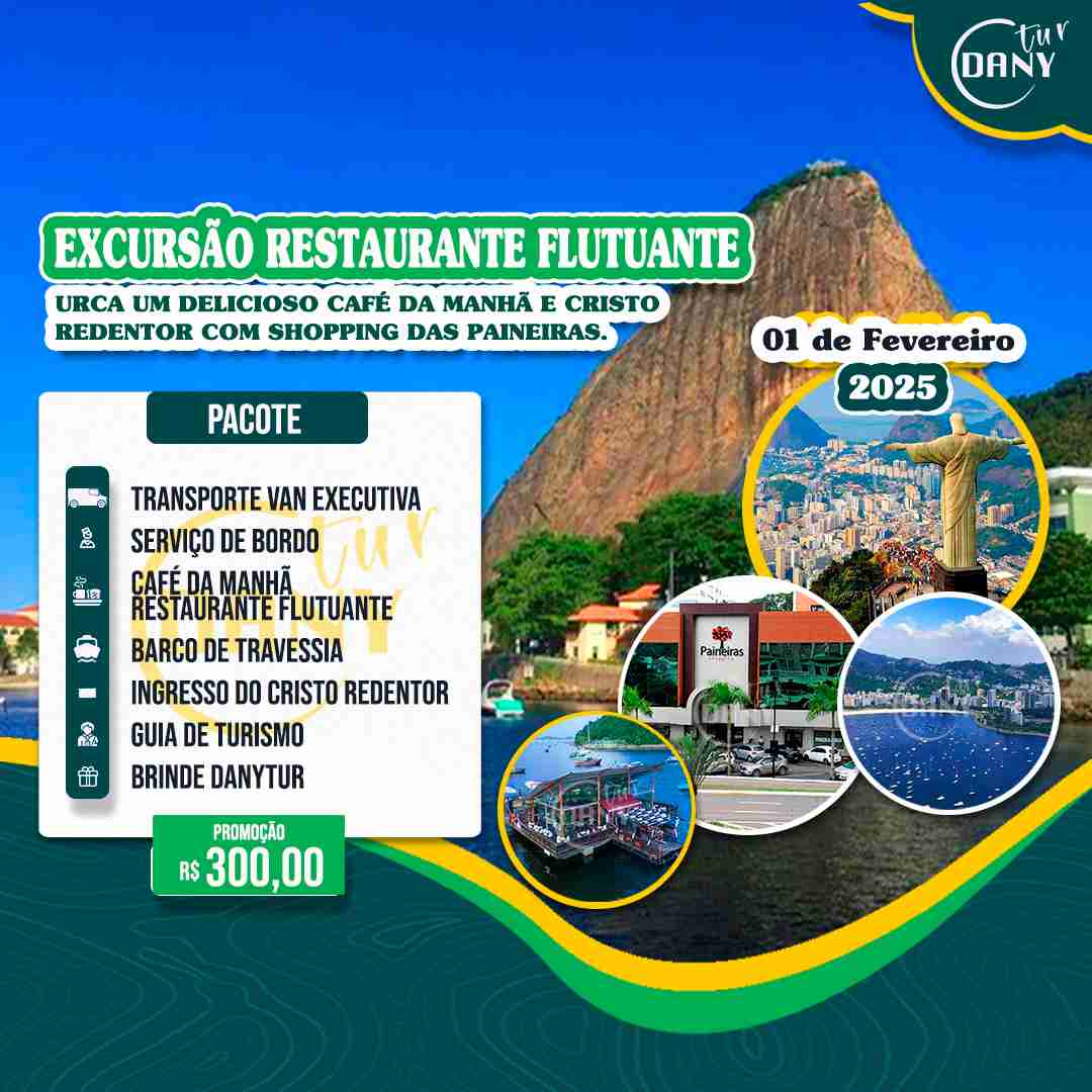 Restaurante Flutuante-Cristo Redentor