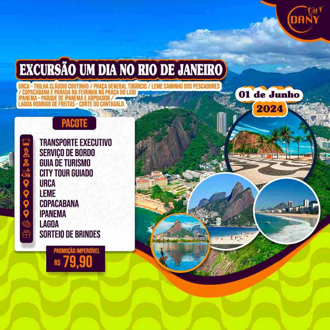 Excursão para Excursão um dia no Rio de Janeiro