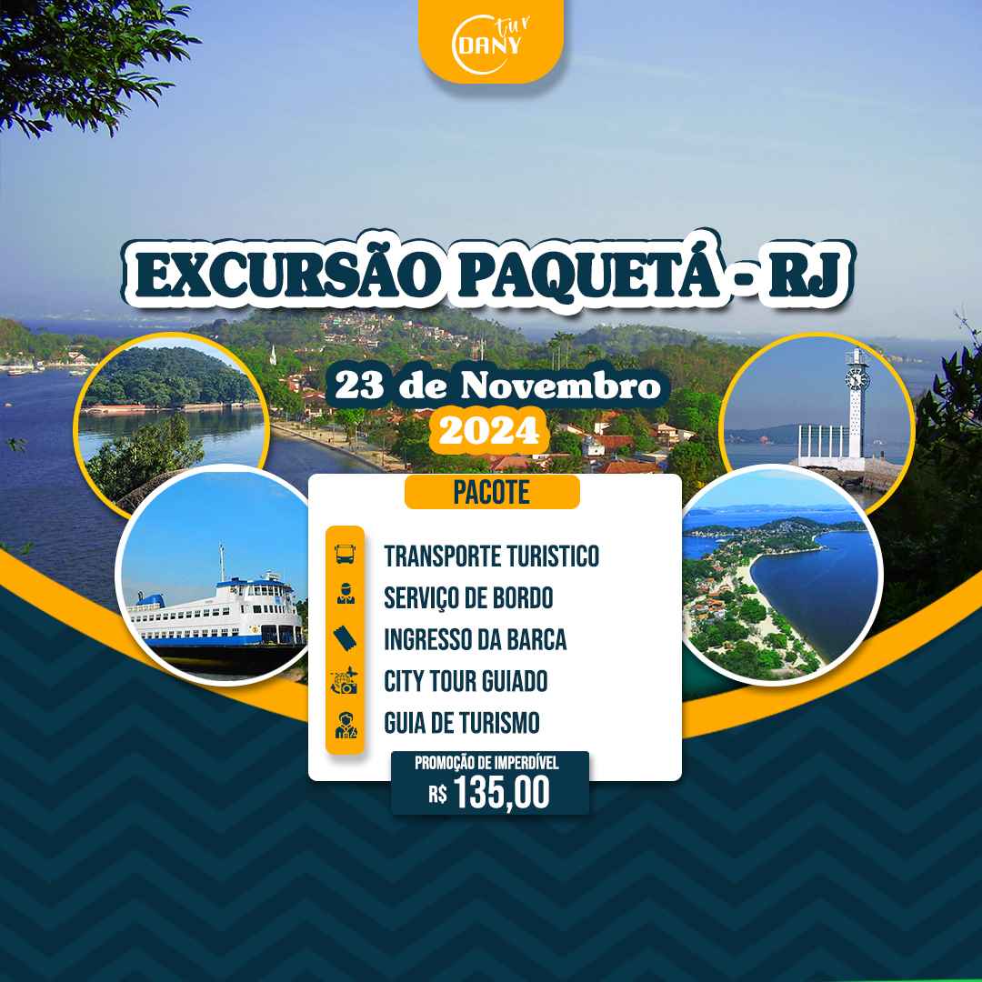 Excursão Paquetá - RJ