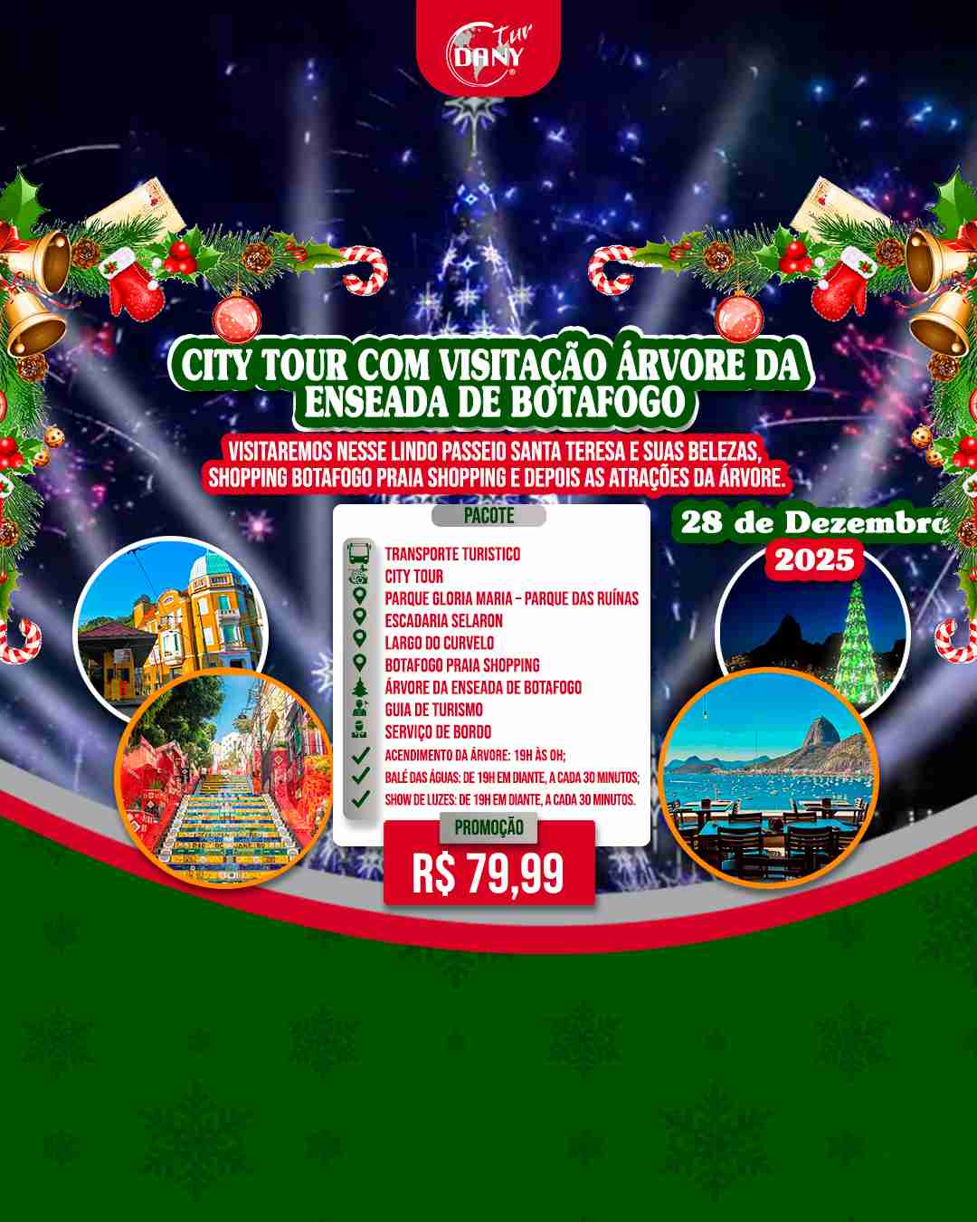 Árvore natal enseada de Botafogo