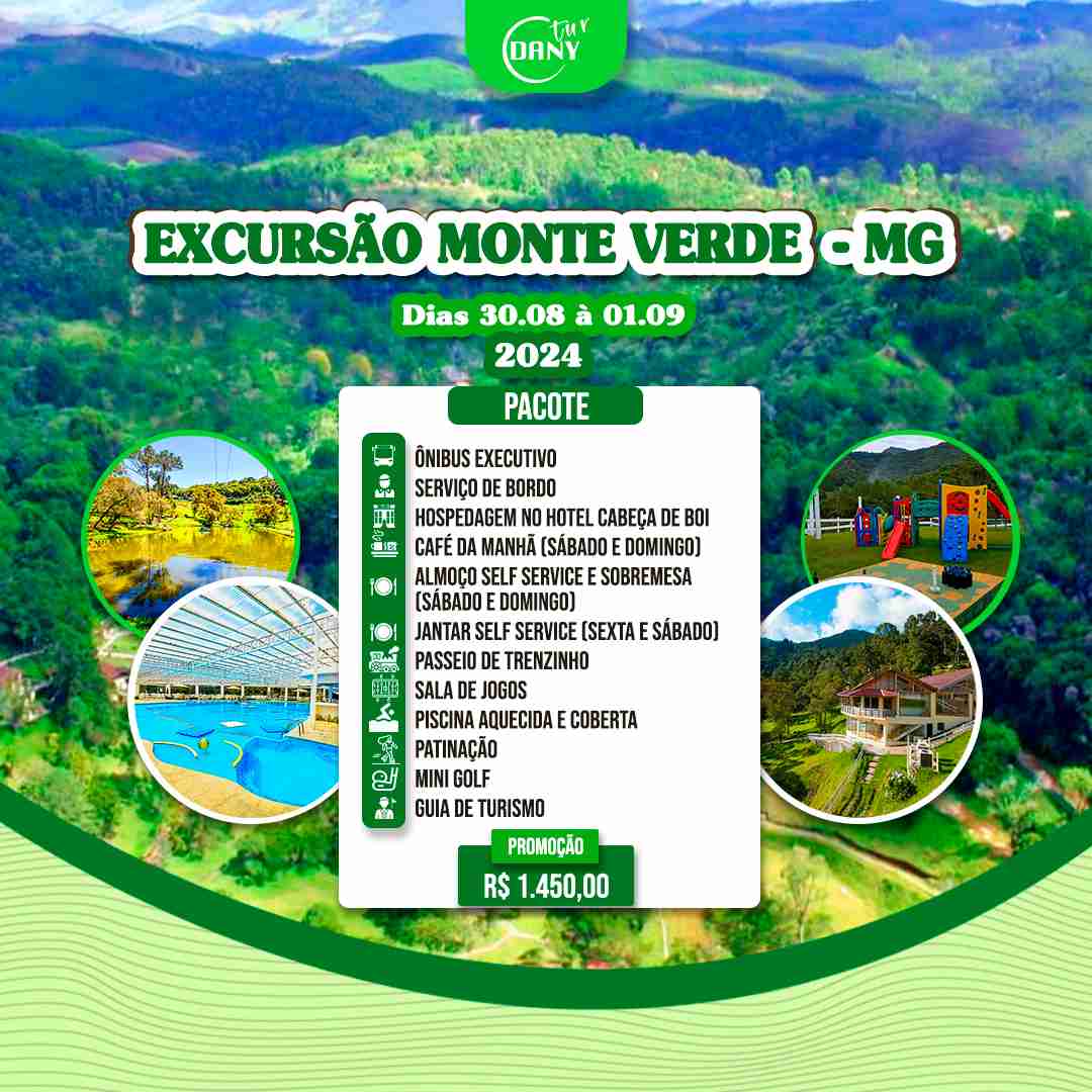 Excursão para Monte Verde - MG