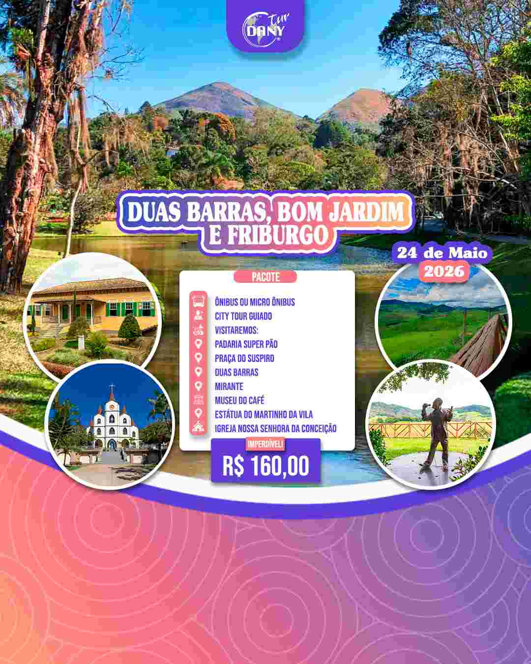 Duas Barras, Bom Jardim e Friburgo