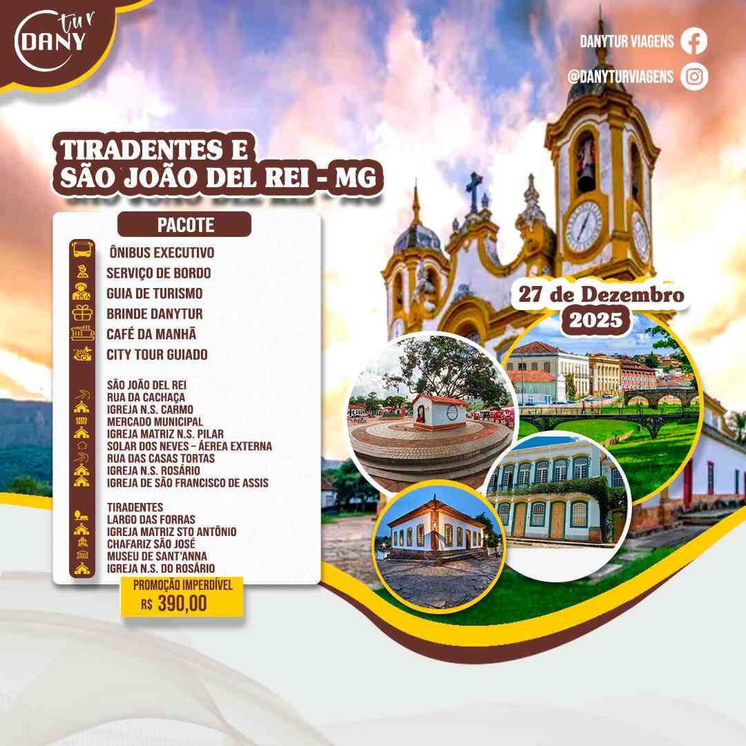 Tiradentes e São João Del Rei - MG