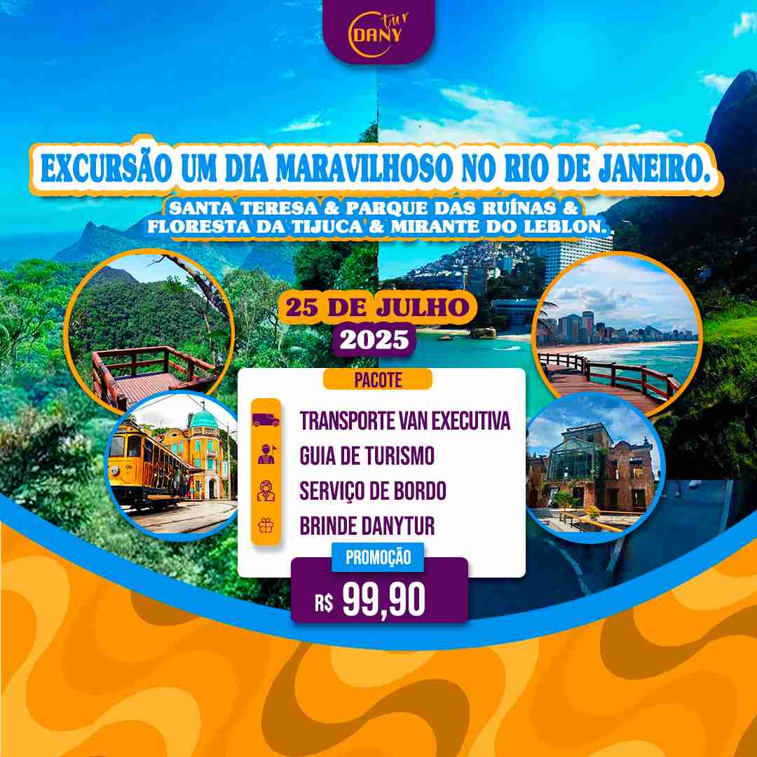 Um dia Maravilhoso no Rio de Janeiro