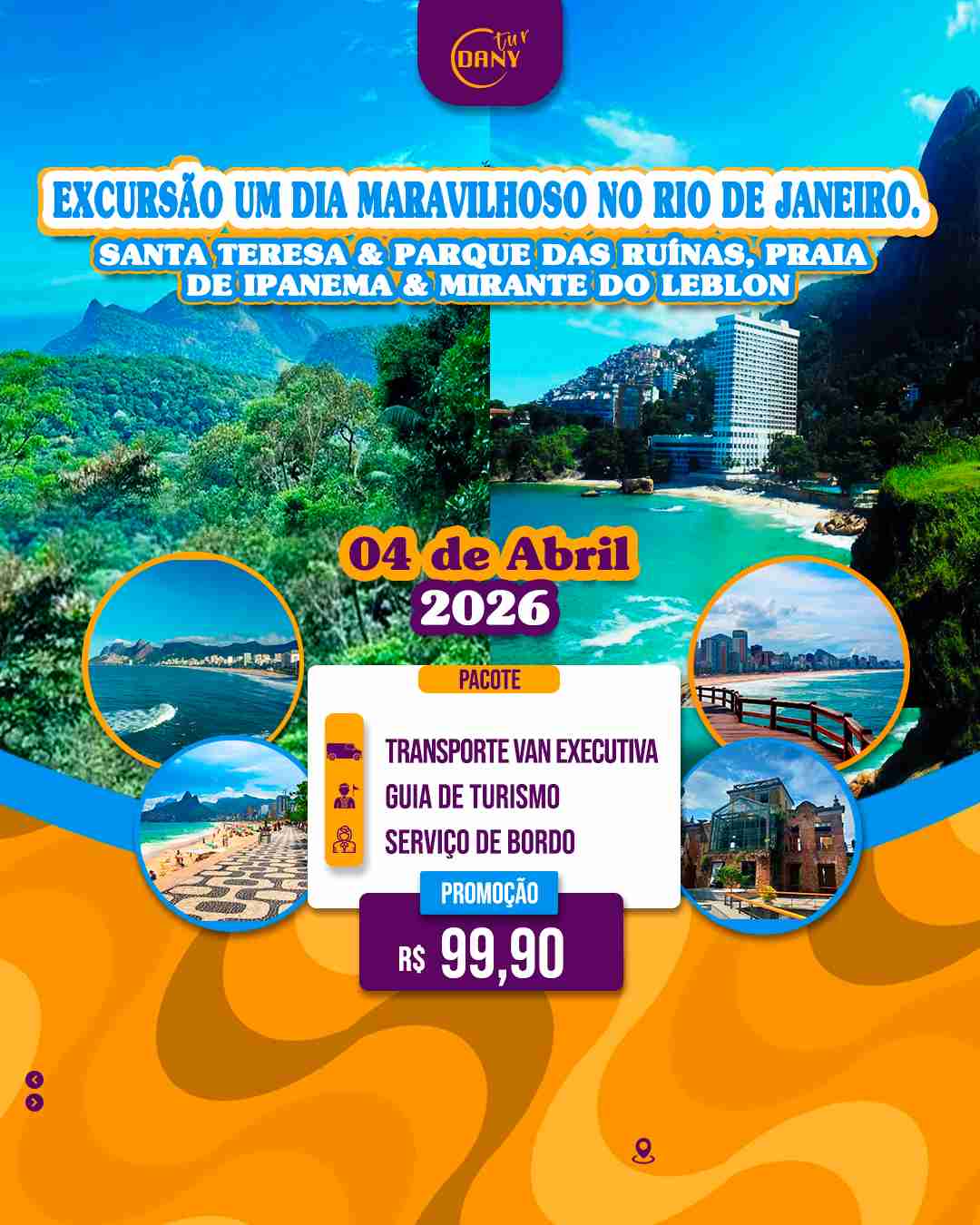 Um dia Maravilhoso no Rio de Janeiro