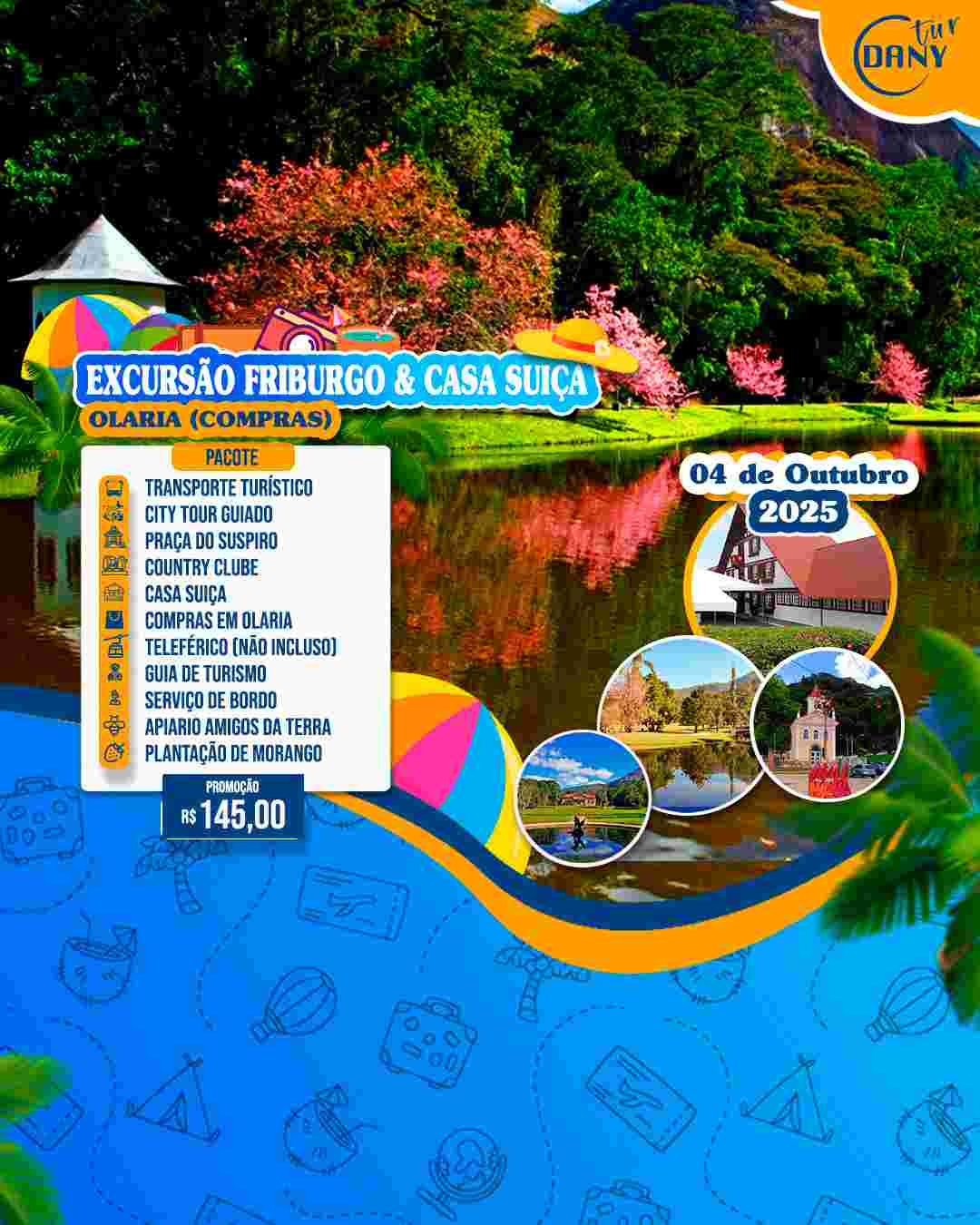 Friburgo e Casa Suiça - Compras Olaria