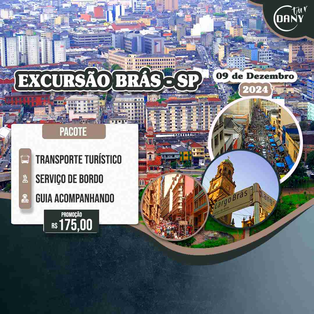 Excursão Brás - SP