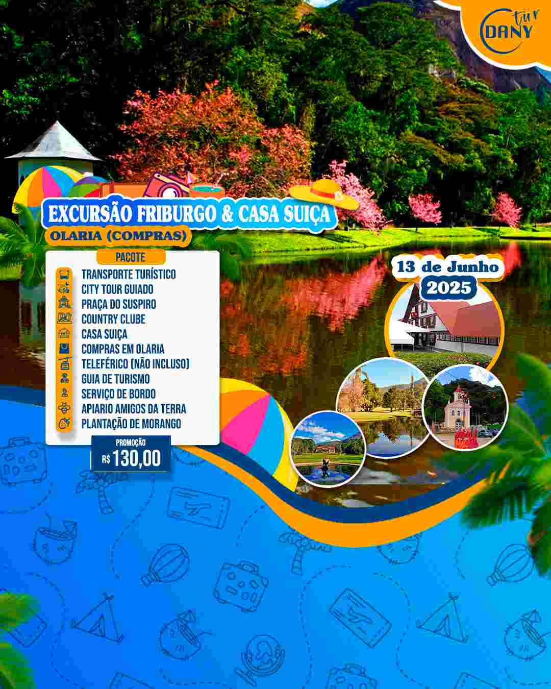 Friburgo e Casa Suiça - Compras Olaria