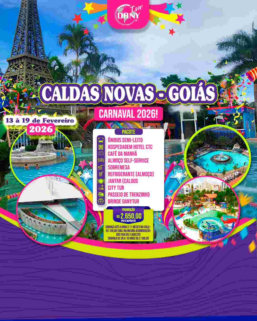 Carnaval 2026 em Caldas Novas - Goiás