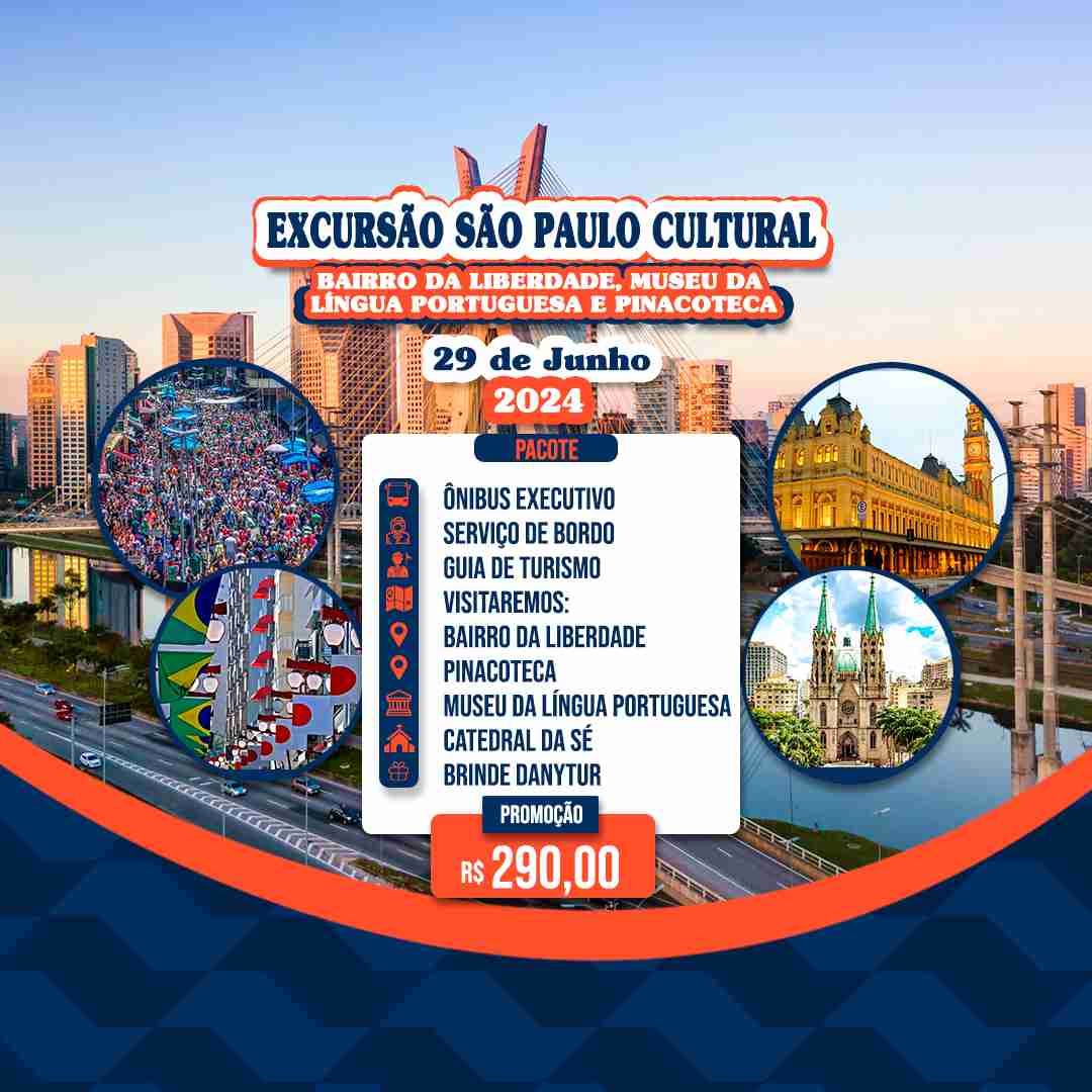 Excursão para Excursão São Paulo Cultural