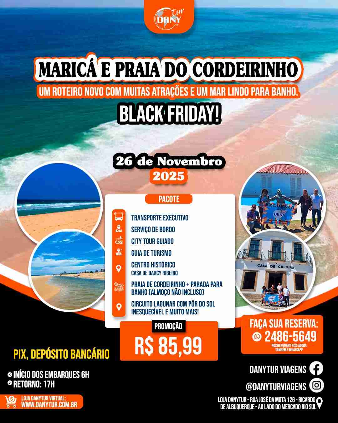 Maricá e Praia do Cordeirinho
