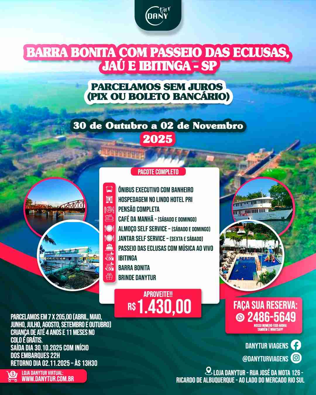 Barra Bonita, Jaú e Ibitinga - SP