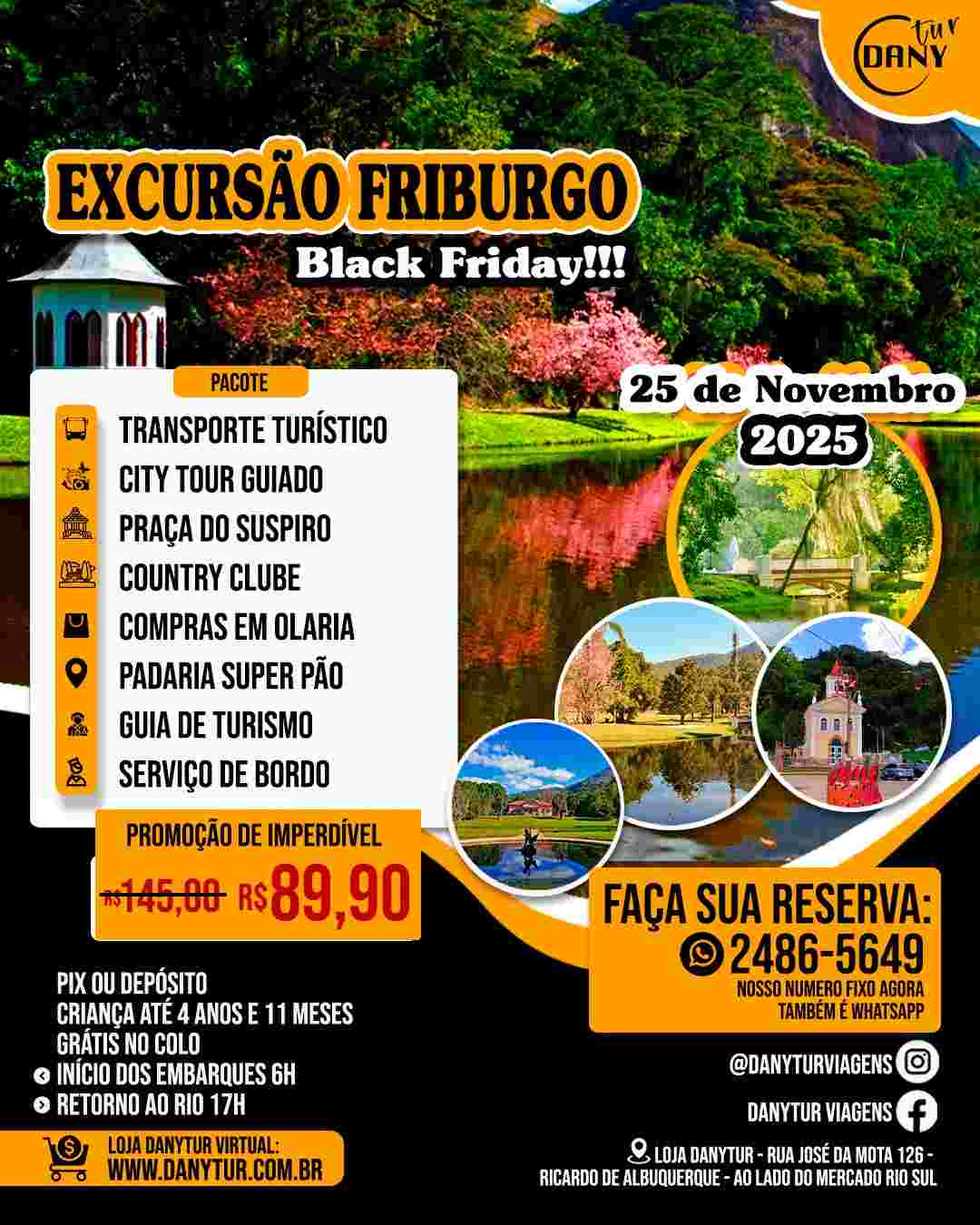 Excursão Friburgo - Black Friday