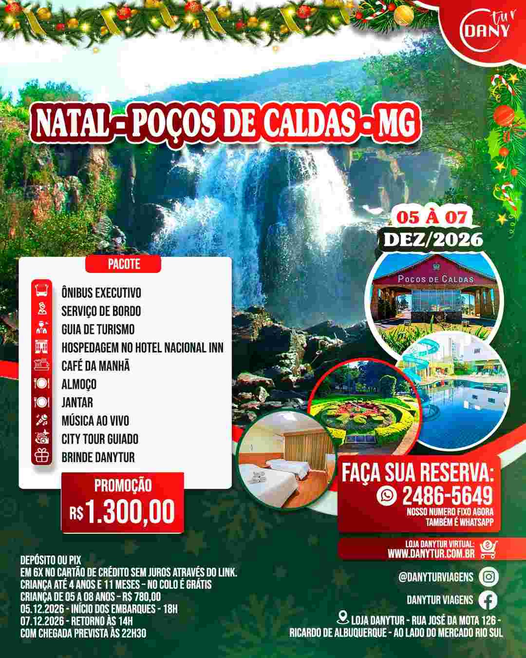 Natal em Poços de Caldas - MG