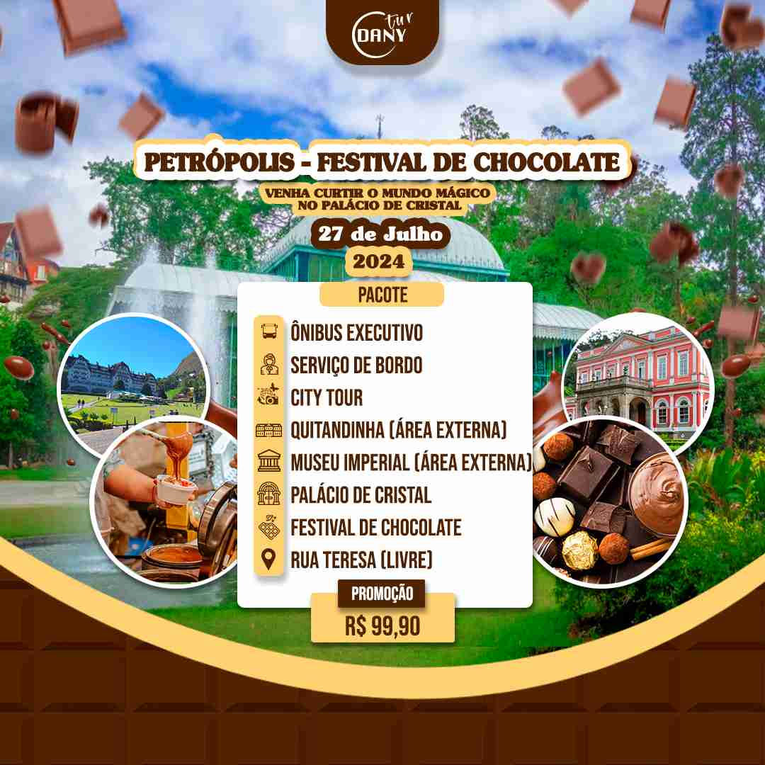 Excursão para Petrópolis - Festival de Chocolate