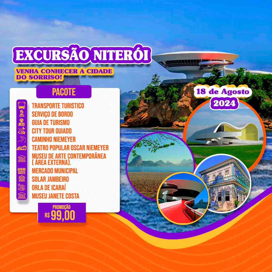 Excursão para Excursão Niterói - RJ