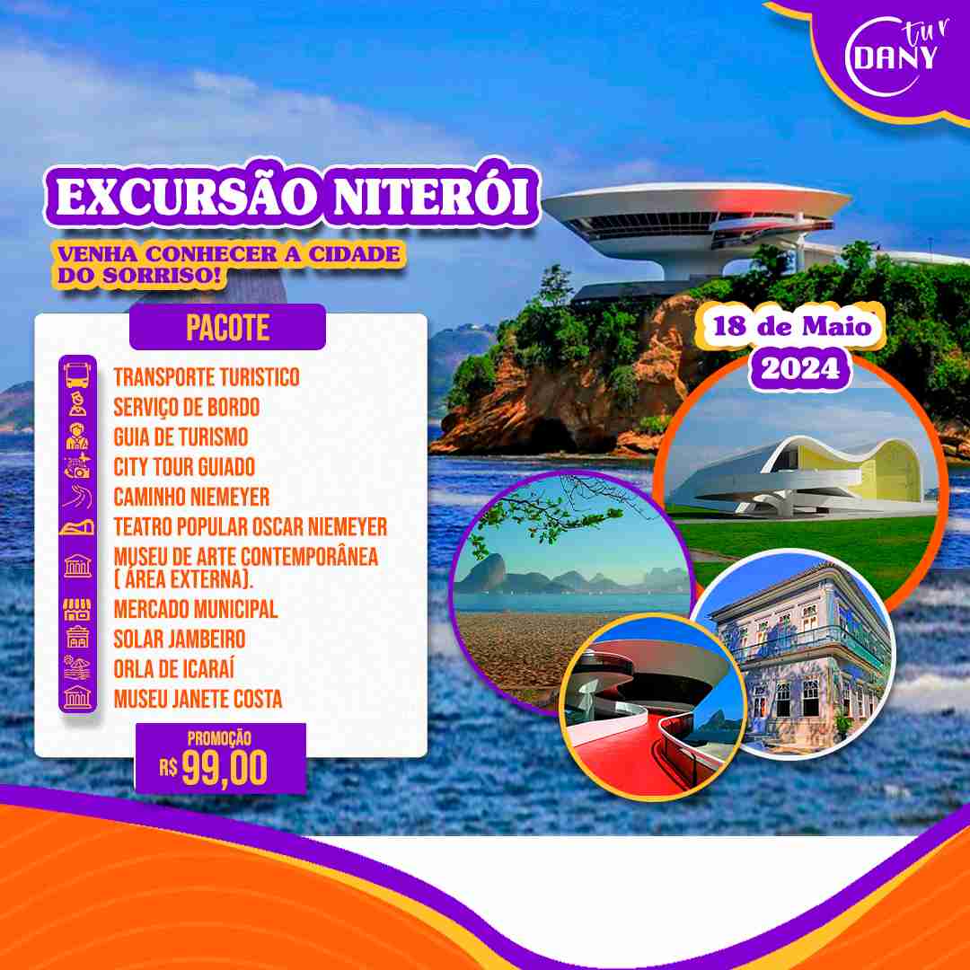 Excursão para Excursão Niterói - RJ