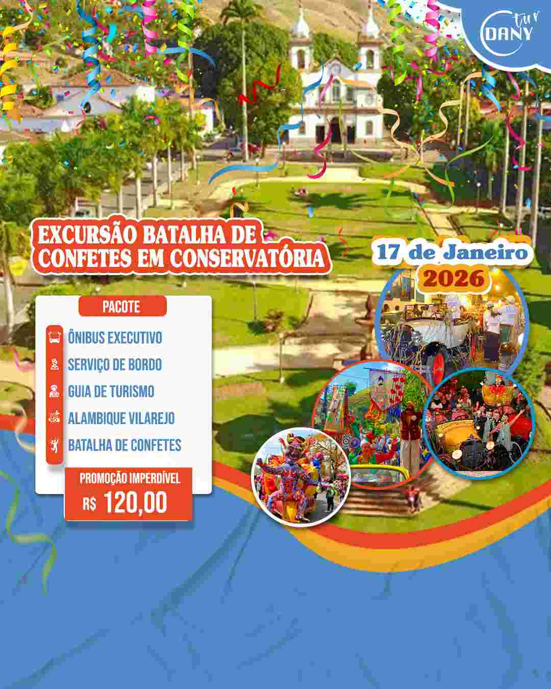 Batalha de Confetes em Coservatória