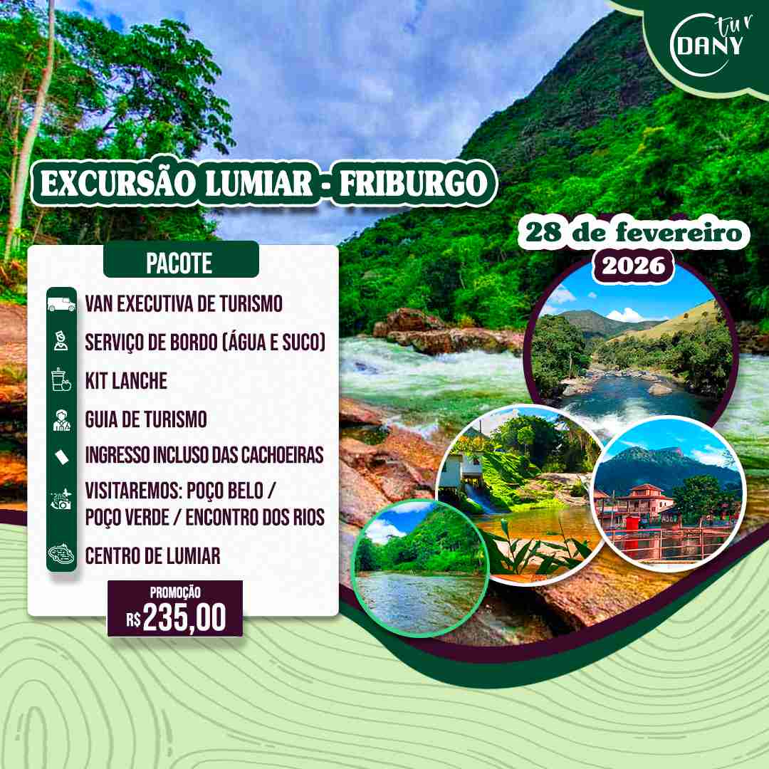 Excursão Lumiar - Friburgo