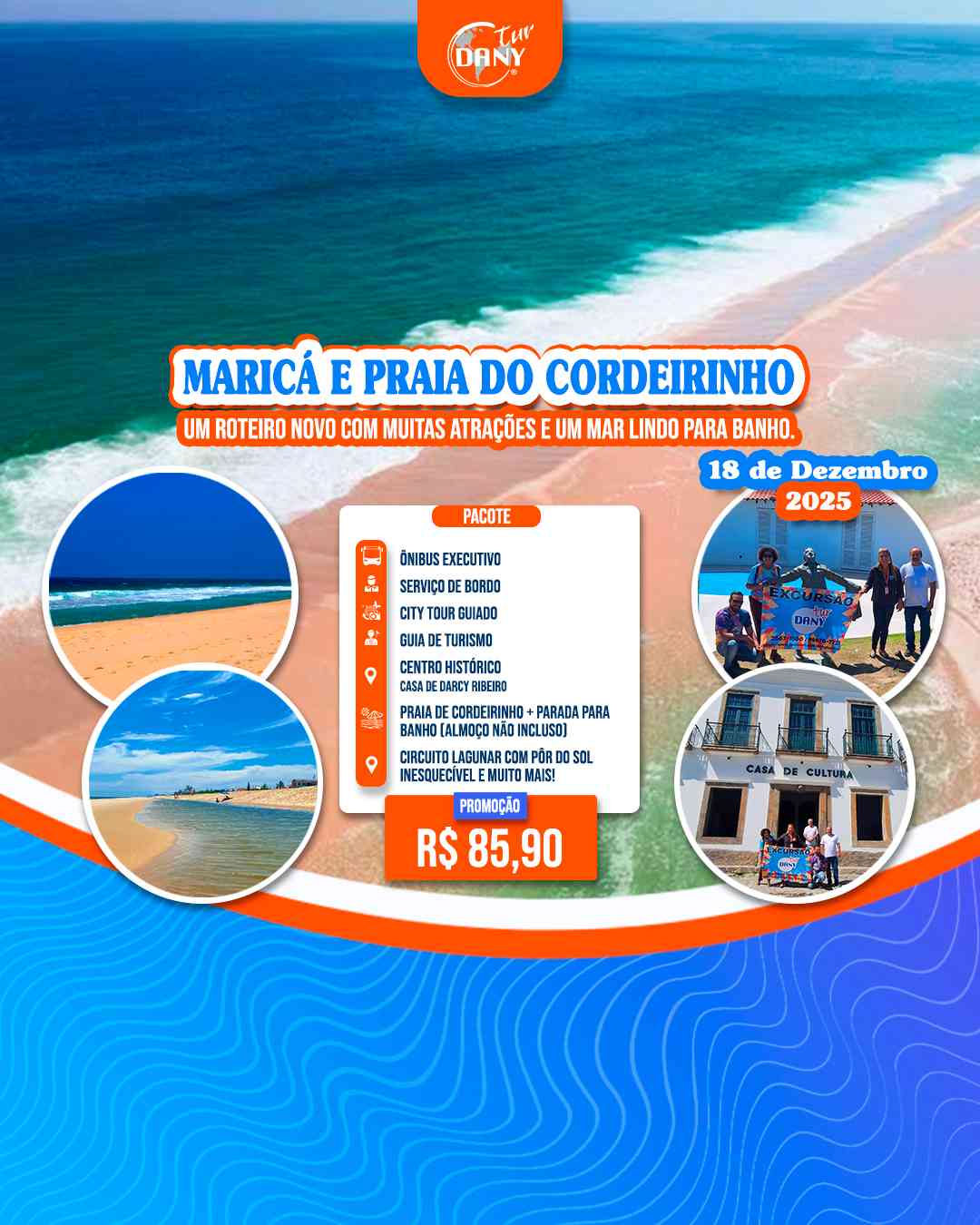 Maricá e Praia do Cordeirinho