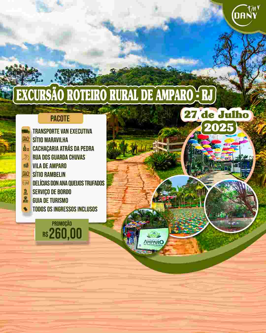Amparo - Friburgo - Roteiro Rural