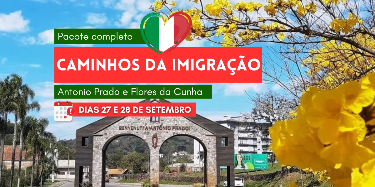 Pacote Caminhos da Imigração