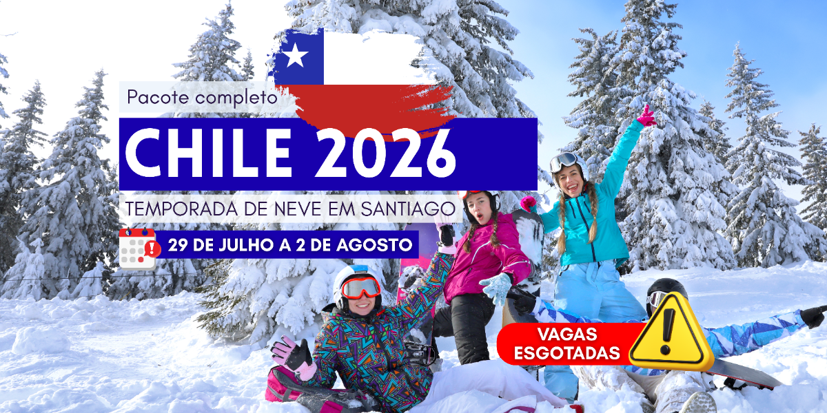 AÉREO - Temporada de Neve no Chile